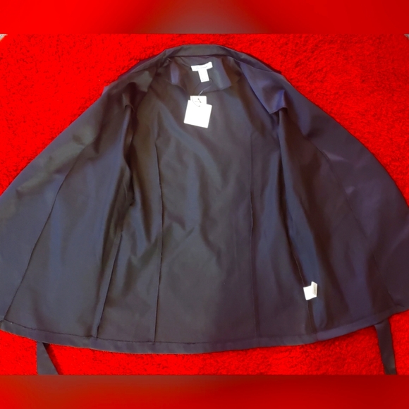 Solid Open Front Blazer - Picture 4 of 4